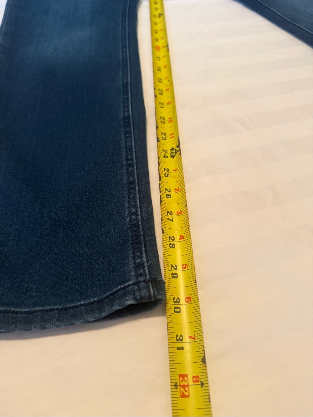 Sun + Stone Men's Dark Blue Straight Leg Jeans - Picture 4 of 7